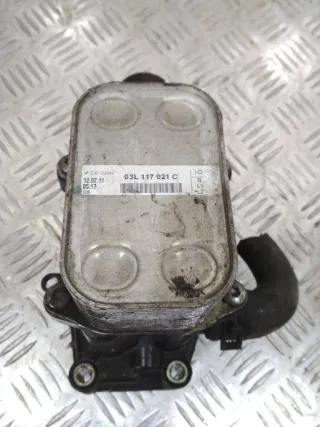 03L117021C Теплообменник масляного фильтра Volkswagen Passat B7 Арт 2_16430, вид 1