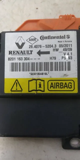 8101163304 Блок AirBag Renault Duster 1 Арт 2_7810, вид 2