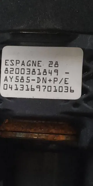 8200381849 Подушка безопасности водителя Renault Megane 2 Арт 2_7208, вид 2