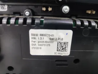 6805770 Блок управления печки/климат-контроля BMW 5 F10/F11/GT F07 Арт 81-40, вид 5