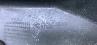 51717123351 воздуховод тормозной левый BMW X5 E53 Арт 197-6, вид 2