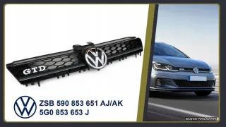 5G0853653 5G0853653J Решетка радиатора Volkswagen Golf 7 Арт e9190928, вид 1