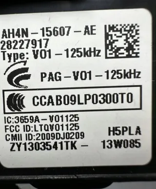 AH4N15607AE 255610 Замок зажигания Volvo S60 2 Арт e10626575, вид 3