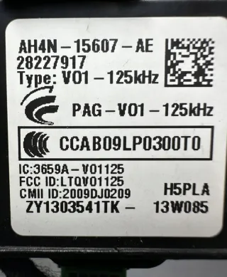 AH4N15607AE 255610 Замок зажигания Volvo S60 2 Арт e10626575, вид 4