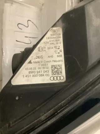 8W0941043 Фара левая Audi A4 B9 Арт e10639925, вид 5