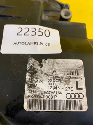 8K0941003P Фара левая Audi A4 B8 Арт e10640000, вид 2