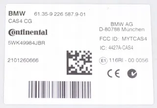Блок управления (другие) BMW 5 F10/F11/GT F07 2009г. 9226587 - Фото 2