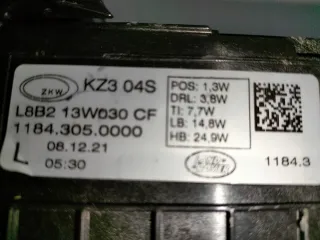 L8B2,13W030,CF Фара передняя (комплект) Land Rover Defender 3 Арт AL11913605272, вид 5