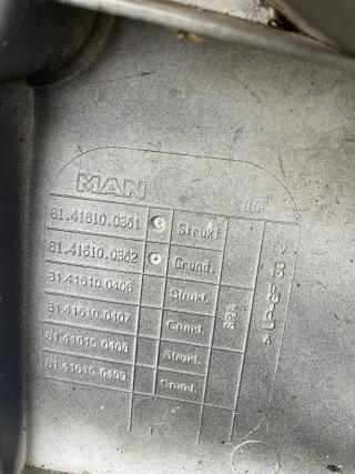 81416100361 Бампер передний MAN TGS Арт AL12357805926, вид 5