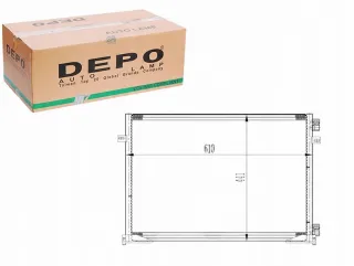 DEP037-016-0034,RS7 Радиатор кондиционера  Nissan Primastar Арт AL12640946299_2, вид 1