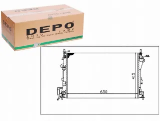 DEP037-017-0025(iMOTO) Радиатор основной Opel Vectra C  Арт AL12677743524, вид 1