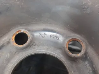  диск штампованный R14 5x100 DIA57.1 ET35 к Skoda Fabia 1 Арт AG1102625, вид 5
