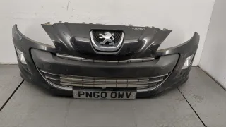7401LS Бампер передний черный Peugeot 308 1 Арт 20327884, вид 1