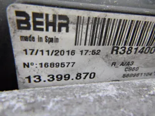 13399870 Радиатор (основной) Opel Corsa E Арт e6400452, вид 8