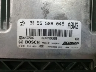 55579447 0281030852 Блок управления двигателем Opel Astra J Арт e7411585, вид 2