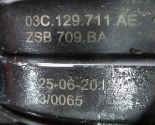 03C129711AE 2506201 Коллектор впускной Volkswagen Golf 6 Арт e9276598, вид 3