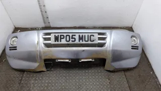  Бампер передний серебристый Mitsubishi Montero 3 Арт 20423051, вид 1