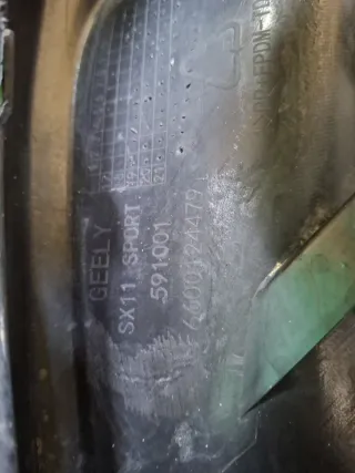 6010084800, 6600124479, 8 Юбка бампера Geely Coolray Арт 378267RM, вид 8
