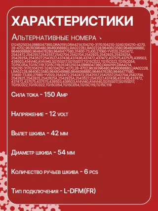 Генератор Toyota Aygo 1 2005г. 0124525034,0986047360,CAL15290AS,CAL15290GS,1042103170,1042103240,1042104270,9639396480,9646066880,9646068880,CA1674IR,ALB1674AB,ALB1674AN,ALB1674BA,ALB1674LK,ALB1674UX,ALN1674BA,ALN1674UX,ALN1674ZD,ALQ1674RN,ALV1674DD,ALV1674UX,LRA02228,LRA02229,210538,ALN1674RB,ALQ1674WA,ALV1674RB,ALV1674WA,5702A6,5702A7,5702C5,5702C6,5702ES,5702F3,57056P,57058G,5705AC,5705AL,5705ES,5705EW,5705HC,5705NE,9646049980,96460654,9646476280,9646477580,9648477580,9640088280,9640623580,964606683140073J00,27060YV020,ALT2096W,ALT7224,437436,437472,437575,439477,439503,439696,440281,SG15S017,TG15C022,TG15C022R,TG15C054,TG15C119,1305001VA,23227N,301N20663Z - Фото 7