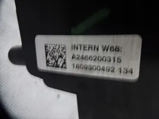 A2466200315 A2466200234 Передняя панель крепления облицовки (телевизор) Mercedes A W176 Арт e6794730, вид 7