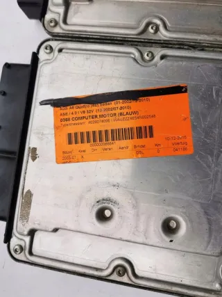 0281011099 4E0907409B Блок управления двигателем Volkswagen Beetle 1 Арт e8385558, вид 6