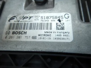 51875845 0261201757 Блок управления двигателем Fiat Bravo 2 Арт e8905557, вид 1