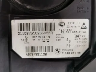 7410735 Фара левая BMW 5 F10/F11/GT F07 Арт e10646137, вид 4