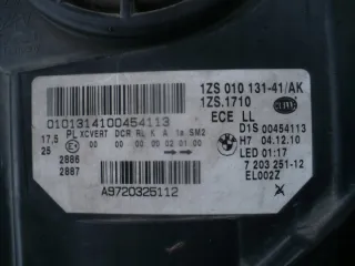 F1011BI-XENON 1ZS010131-41AK Фара левая BMW 5 F10/F11/GT F07 Арт e10646309, вид 10