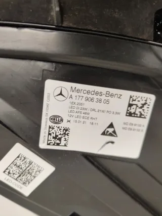 A1779063805 A1779063805, Фара правая Mercedes A W177 Арт e10657846, вид 6