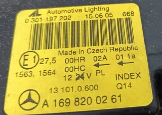 A1698200261 Фара правая Mercedes A W169 Арт e10657937, вид 11