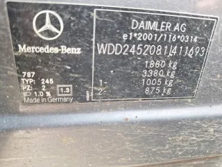 A1698207761 Фара левая Mercedes B W245 Арт e10658409, вид 13