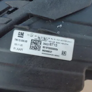 39228715 Фара правая Opel Astra K Арт e10661734, вид 6