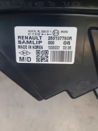 260107780 Фара правая Renault Arkana Арт e10667611, вид 3