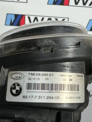 7311294 Фара противотуманная правая BMW 5 F10/F11/GT F07 Арт e10668984, вид 3