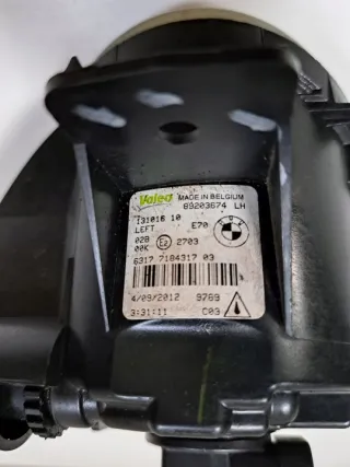 7184317 7184317-03 Фара противотуманная левая BMW X1 E84 Арт e10669747, вид 5