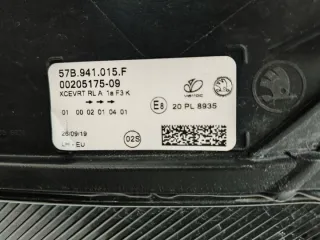 57B941015F Фара левая Skoda Karoq Арт e10671063, вид 10