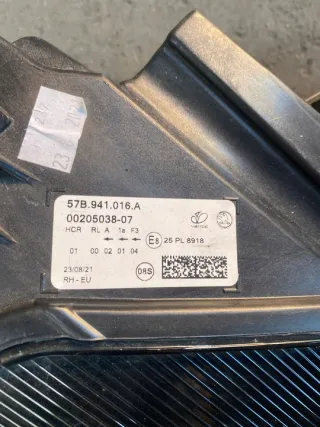 57B941016A Фара правая Skoda Karoq Арт e10671137, вид 8