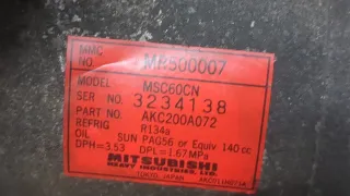 MR460070 Компрессор кондиционера Mitsubishi Space Star 1 Арт 20167843, вид 3