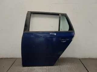 5J9833055 Дверь задняя левая синяя Skoda Fabia 2 restailing Арт 9431804, вид 1
