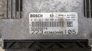 Блок управления двигателем Fiat Doblo 1 1.9л JTD 2005г. 96648434780,55200674 - Фото 4