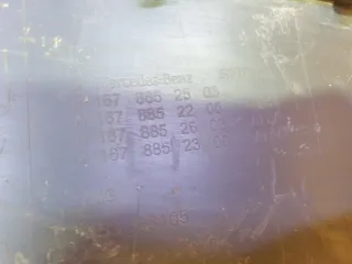 A1678852205, A1678852503, A1678852205, A1678852603, A1678852305, 9 Юбка бампера Mercedes CLA c117 Арт 311637PM, вид 7