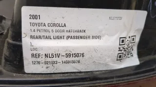 8156002100 Фонарь задний левый Toyota Corolla E110 Арт 20439604, вид 3