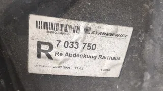 51717033750,7033750 Защита арок передняя правая (подкрылок) BMW 5 E60/E61 Арт 20439676, вид 3