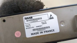 Кнопка стеклоподъемника переднего левого Saab 9-3 1 2004г. 12764022 - Фото 2