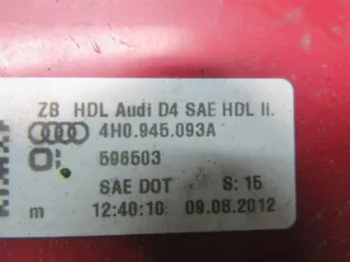 4H0945093A Фонарь задний правый Audi A8 D4 (S8) Арт e1504554, вид 2