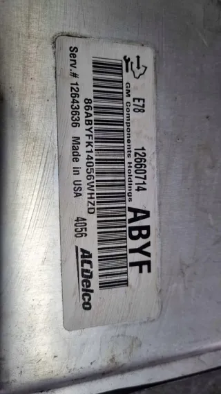 12660714 12643636 Блок управления двигателем Opel Astra J Арт e9178231, вид 3
