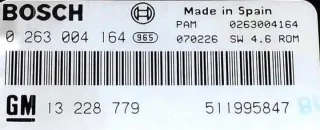 13228779 0263004164 Блок управления (другие) Opel Astra H Арт e10684660, вид 2
