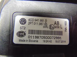 6C0941661 6C0941661D Фара противотуманная левая Volkswagen Polo 5 Арт e10686758, вид 13