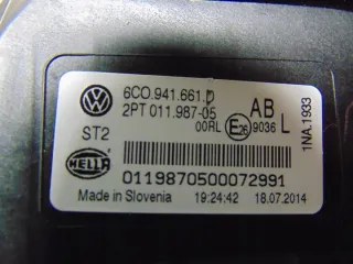 6C0941661 6C0941661D Фара противотуманная левая Volkswagen Polo 5 Арт e10686758, вид 14