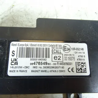 9847654980 Блок управления (другие) Toyota ProAce City Арт e10686974, вид 2